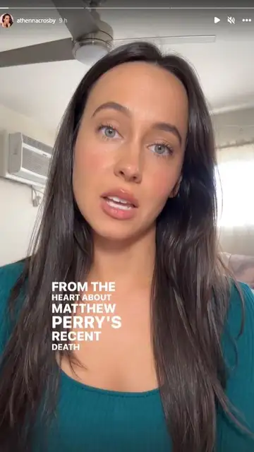 Athenna Crosby habla tras ser una de las últimas personas en ver a Mattew Perry con vida Athenna Crosby habla tras ser una de las últimas personas en ver a Mattew Perry con vida