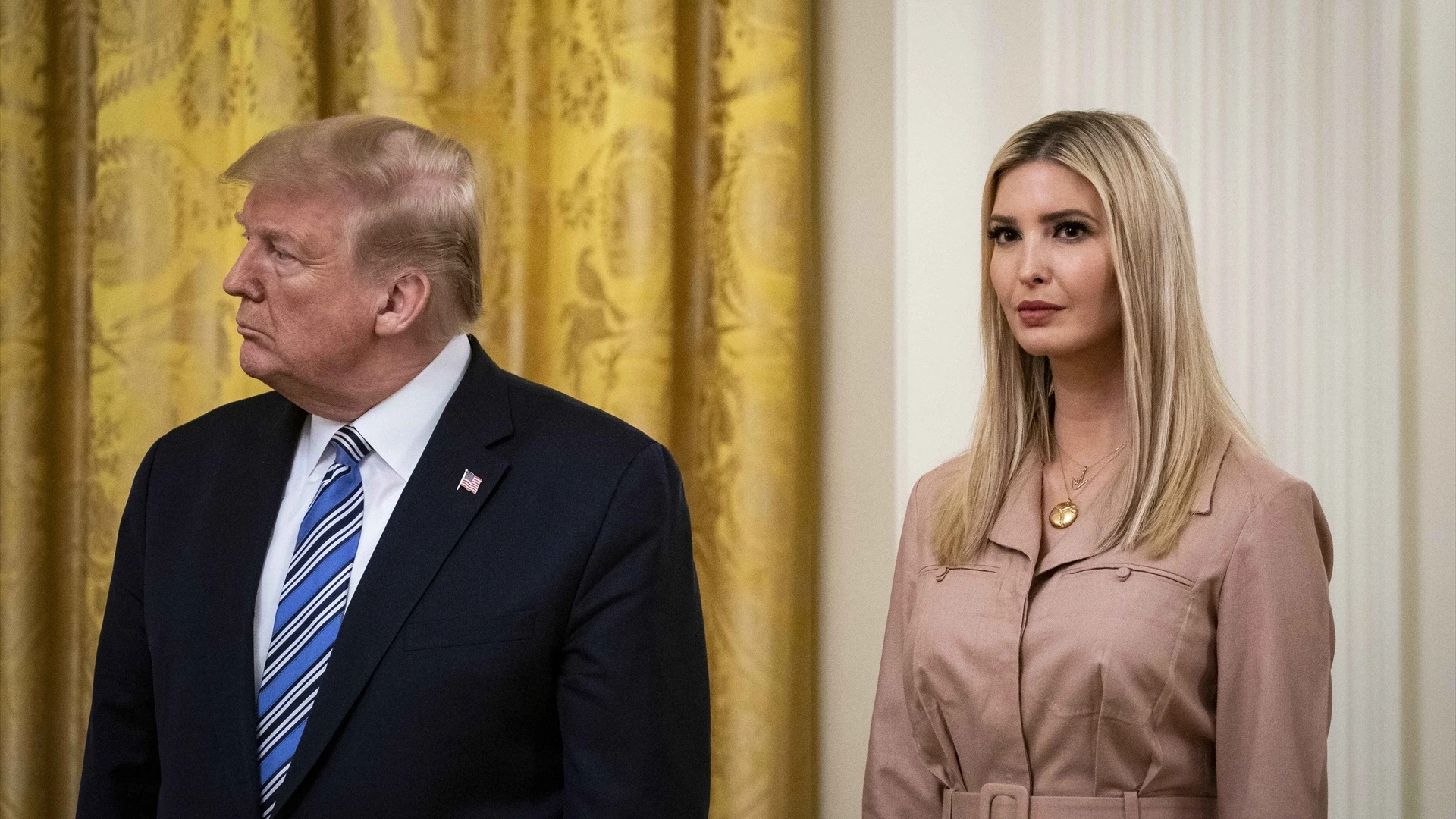 Donald Trump junto a su hija Ivanka Donald Trump junto a su hija Ivanka