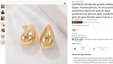 Pendientes gota Pendientes gota