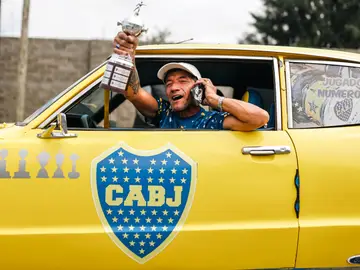 Un aficionado del Boca Juniors en una imagen de archivo Un aficionado del Boca Juniors en una imagen de archivo