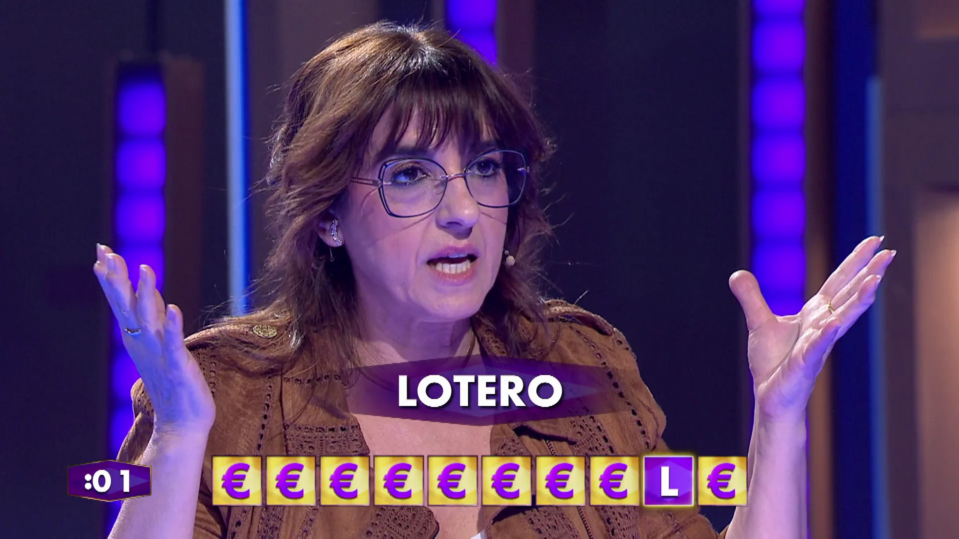 Llum Barrera, a una palabra de completar el panel final Llum Barrera, a una palabra de completar el panel final