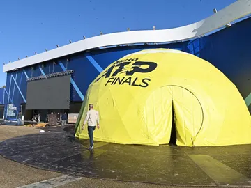Exterior del Pala Alpitour indoor Arena de Turín Exterior del Pala Alpitour indoor Arena de Turín