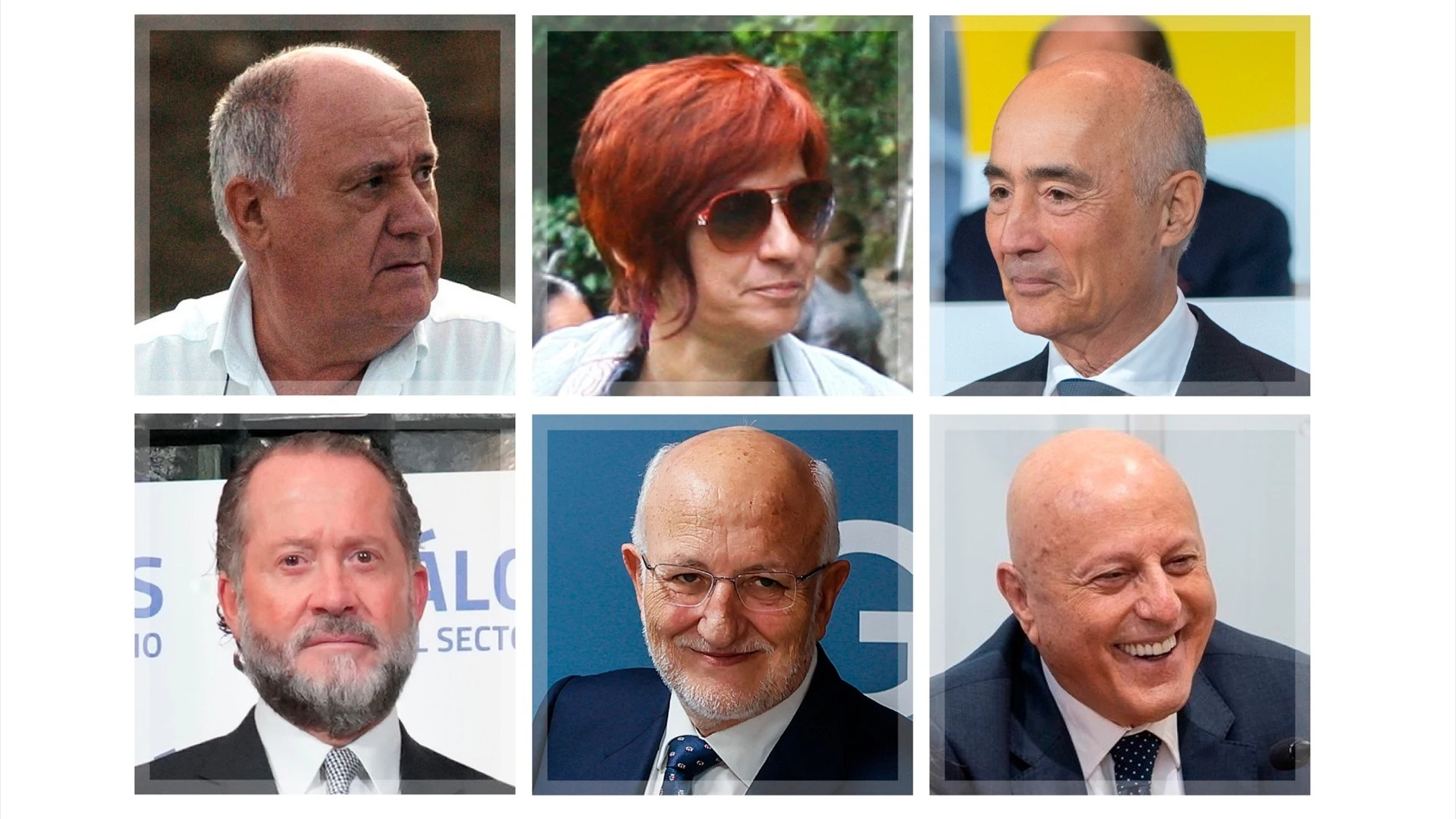 Amancio Ortega y su hija Sandra, Del Pino, Escotet y Roig repiten como los más ricos de España Amancio Ortega y su hija Sandra, Del Pino, Escotet y Roig repiten como los más ricos de España