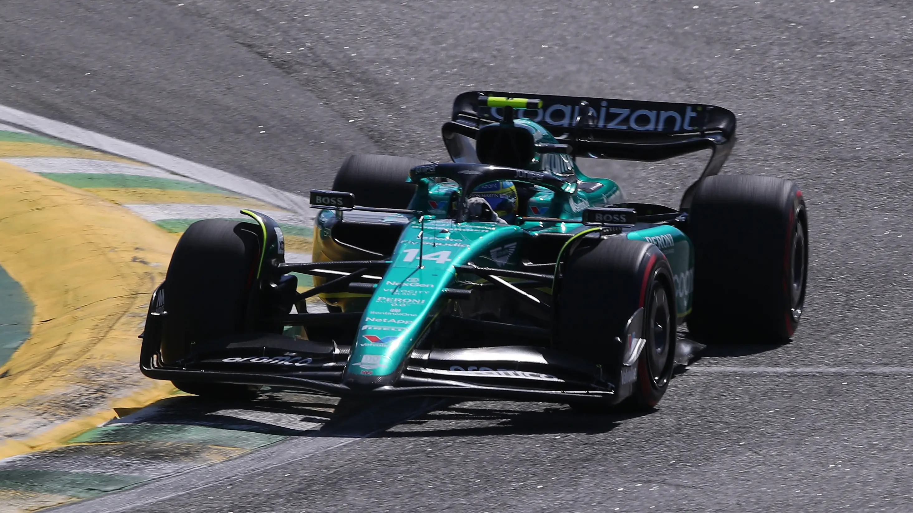 Fernando Alonso, en Interlagos