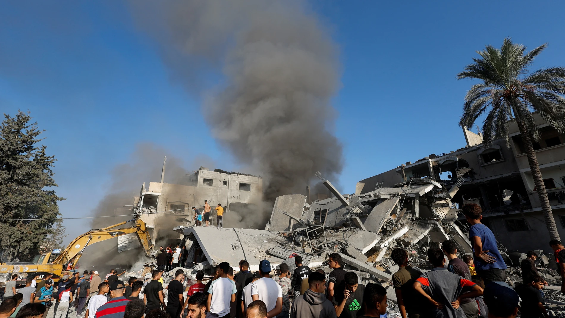 Destrozos en la Franja de Gaza
