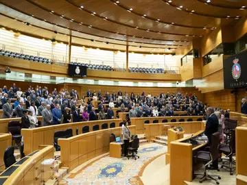 Imagen de archivo de un pleno del Senado Imagen de archivo de un pleno del Senado
