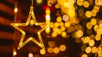 Imagen de archivo de luces de Navidad Imagen de archivo de luces de Navidad