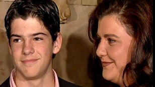 Cristina Blanco y su hijo Miguel &Aacute;ngel Mu&ntilde;oz
