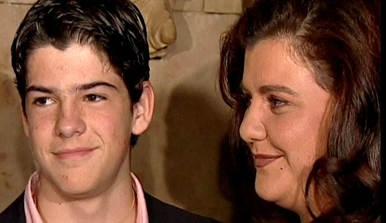 Cristina Blanco y su hijo Miguel Ángel Muñoz