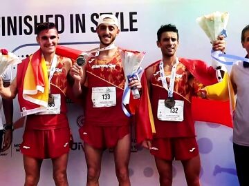 Triplete histórico para España en el Mundial de 50 km en la India