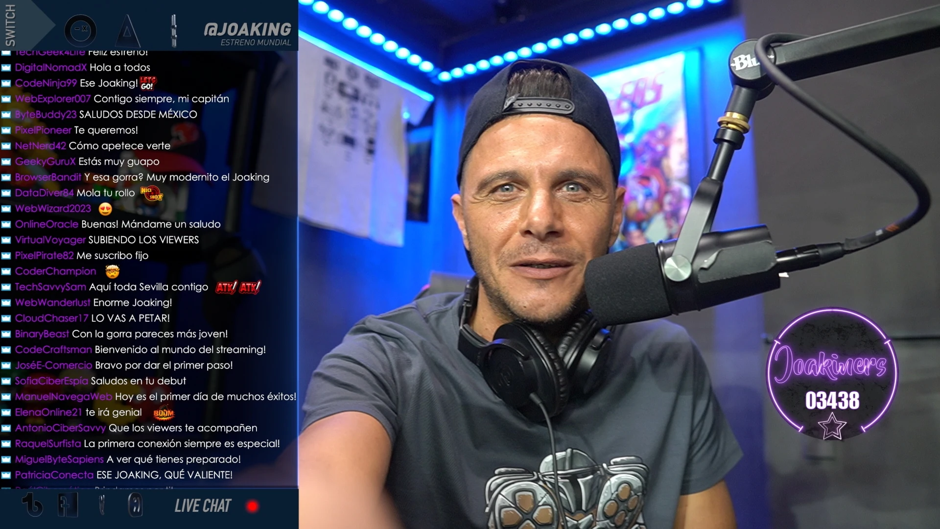 Descubre el primer directo de Joaquín como streamer