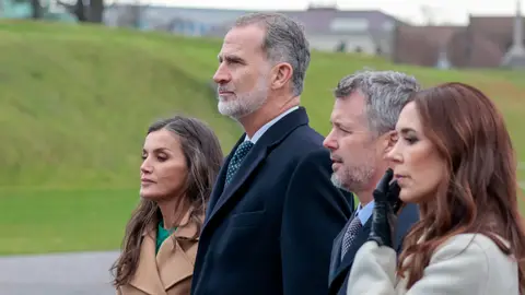 Los Reyes Felipe y Letizia con los príncipes Federico y Mary de Dinamarca en Copenhague Los Reyes Felipe y Letizia con los príncipes Federico y Mary de Dinamarca en Copenhague