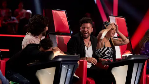 Pablo López, Luis Fonsi y Lola Índigo Pablo López, Luis Fonsi y Lola Índigo