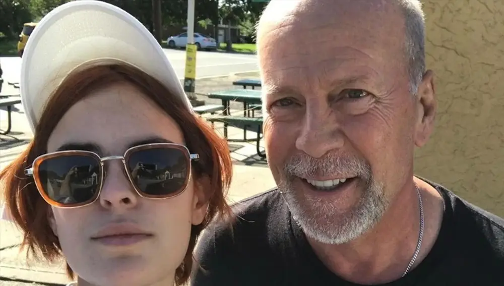 Bruce Willis y su hija Tallulah Willis Bruce Willis y su hija Tallulah Willis