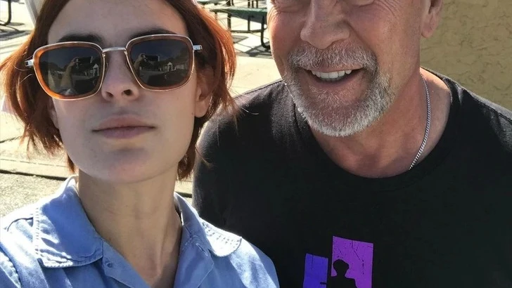 Bruce Willis y su hija Tallulah Willis Bruce Willis y su hija Tallulah Willis