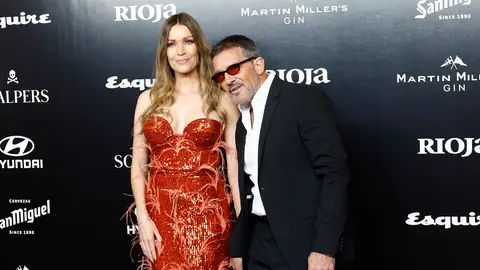 Antonio Banderas y Nicole Kimpel en la gala Hombres del Año Antonio Banderas y Nicole Kimpel en la gala Hombres del Año