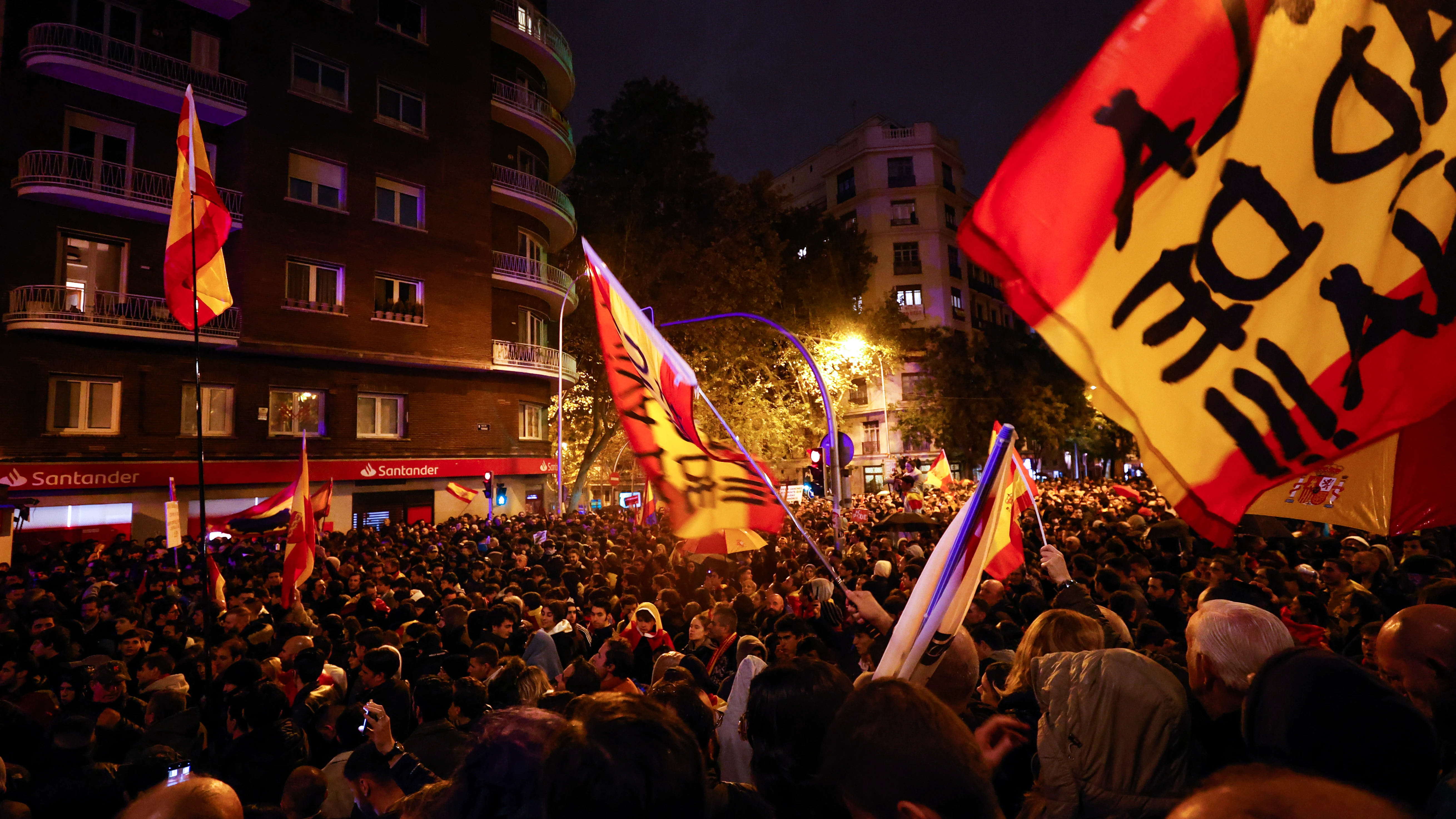 Protestas en Madrid