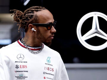 Lewis Hamilton, en el trazado de Interlagos