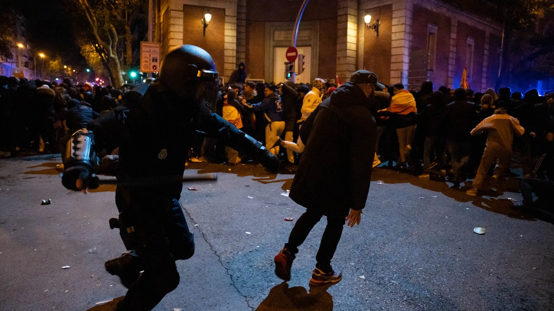 Disturbios en Ferraz