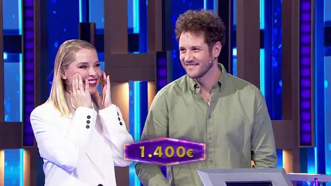 Los conocimientos tecnológicos de Daniel Diges y Soraya brindan 1.400 euros a Iván Los conocimientos tecnológicos de Daniel Diges y Soraya brindan 1.400 euros a Iván