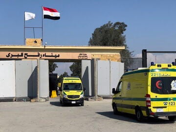 Imagen del paso fronterizo de Rafah