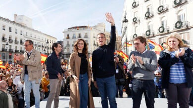 Feijóo moviliza a miles de manifestantes en España contra Sánchez: 