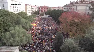 Manifestación en Santander
