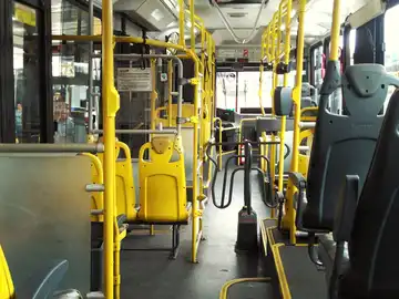 Interior de un autobús Interior de un autobús
