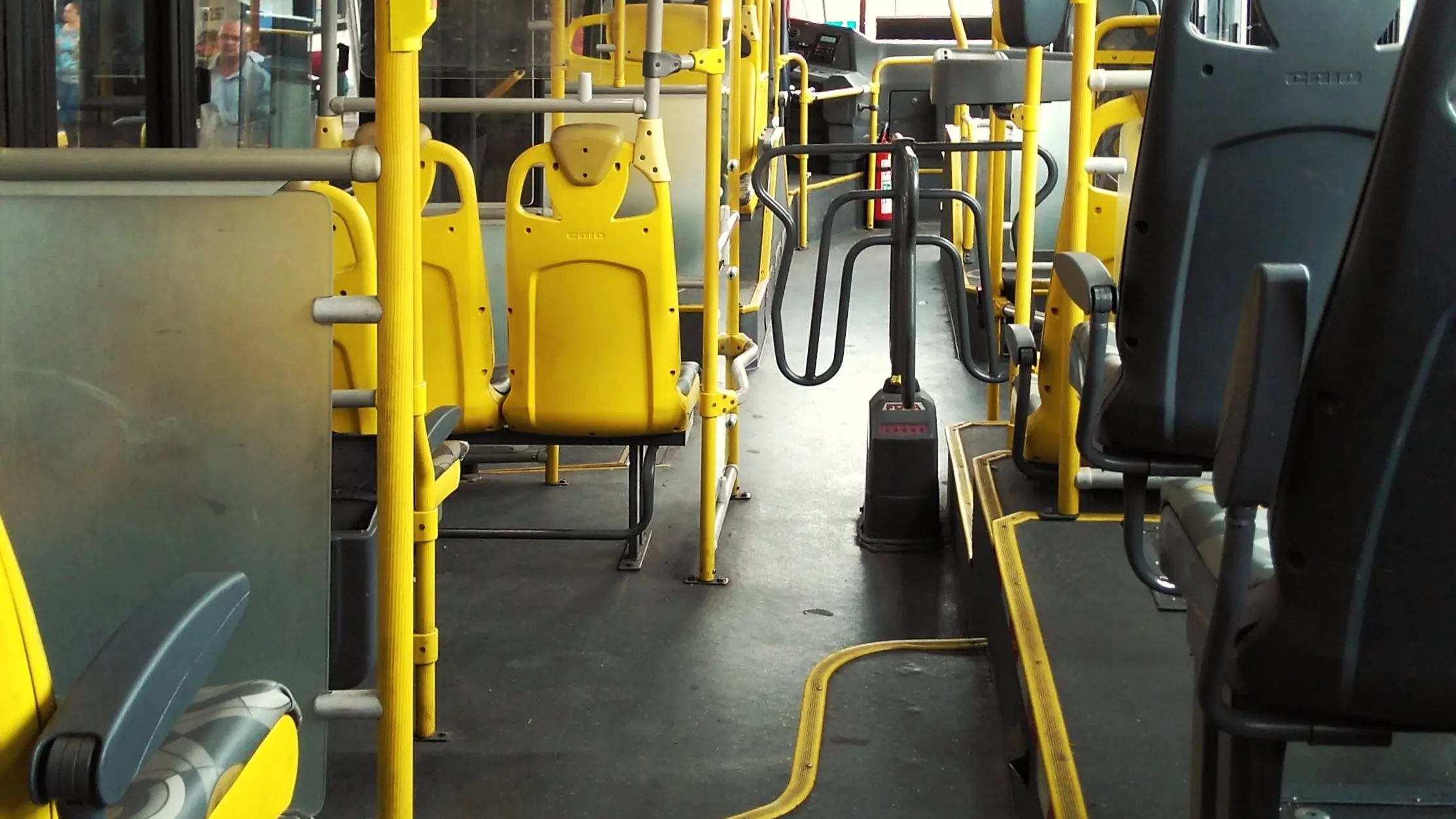 Interior de un autobús Interior de un autobús