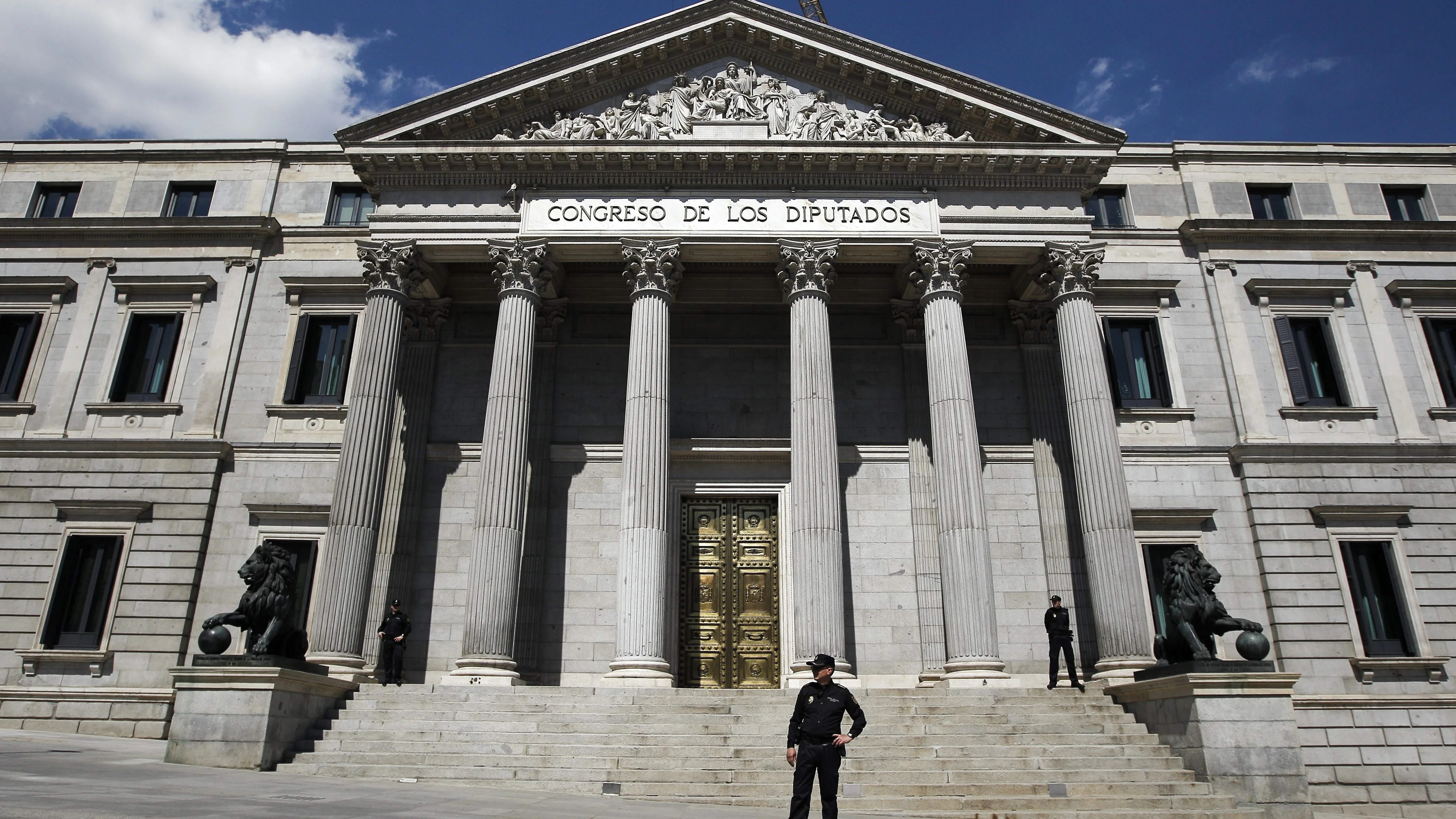 Imagen de archivo de la fachada del Congreso de los Diputados Imagen de archivo de la fachada del Congreso de los Diputados