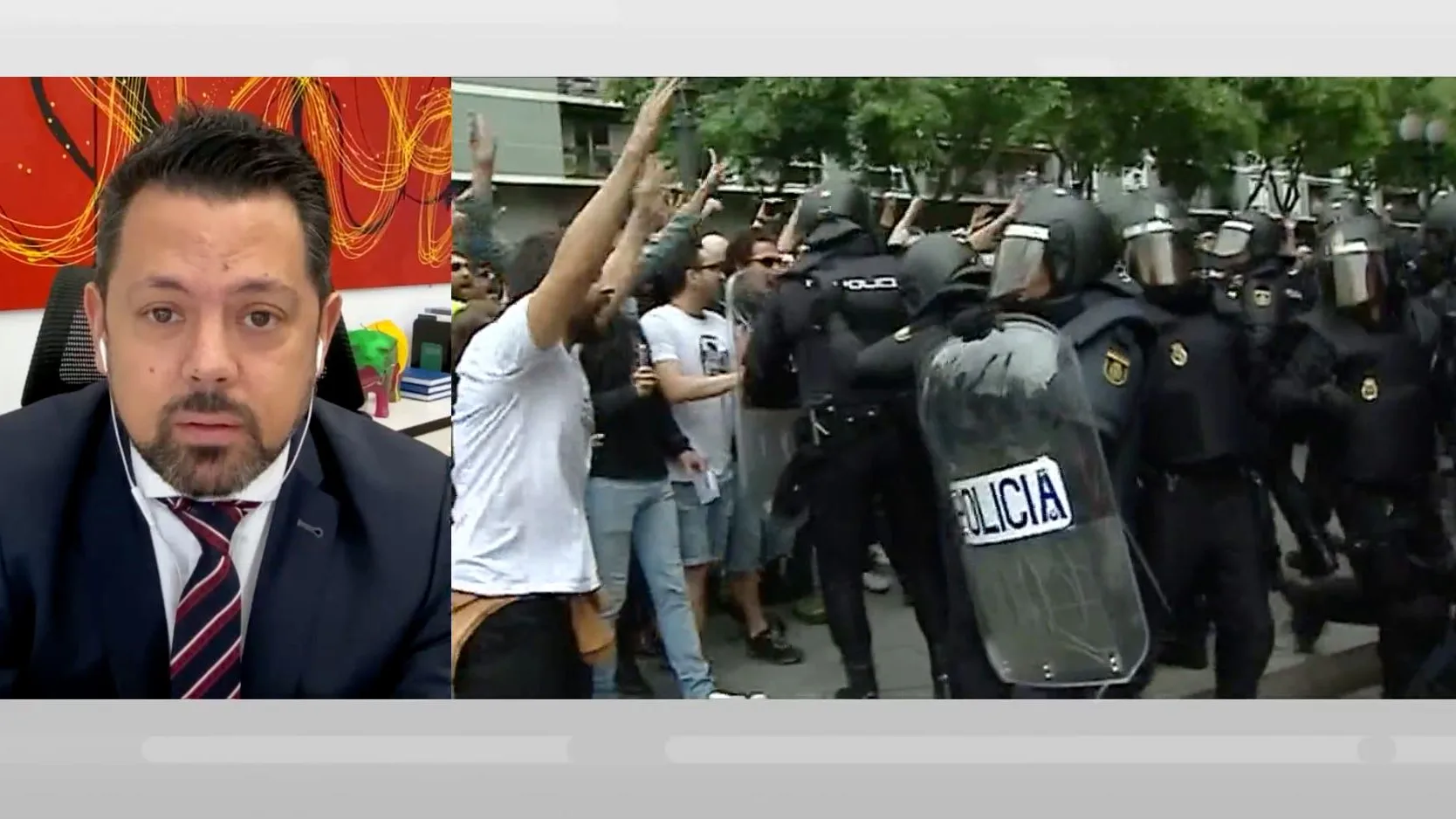 La polic&iacute;a ante la amnist&iacute;a.