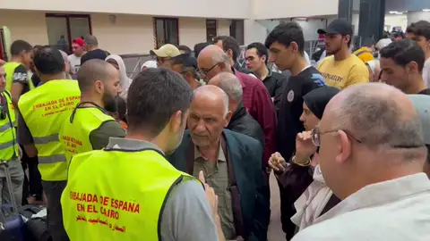 Hispanopalestinos que han salido de la Franja de Gaza Antena 3 Noticias