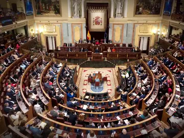 Congreso de los Diputados en la primera sesión del debate de investidura de Pedro Sánchez Congreso de los Diputados en la primera sesión del debate de investidura de Pedro Sánchez