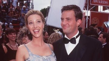 Lisa Kudrow y Matthew Perry, Phoebe y Chandler en Friends