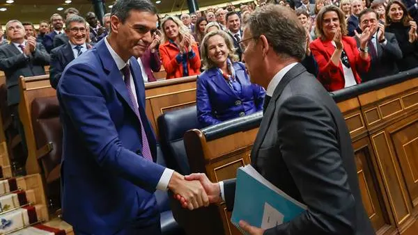 Pedro Sánchez y Alberto Núñez Feijóo Pedro Sánchez y Alberto Núñez Feijóo