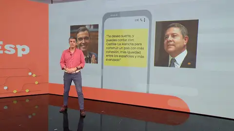El WhatsApp de García-Page a Pedro Sánchez