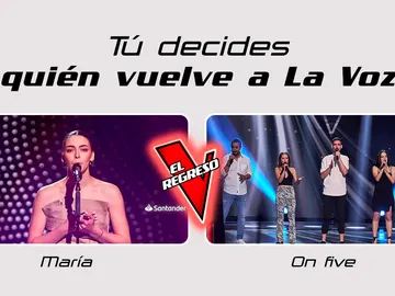 Votación El Regreso: elige quién vuelve a La Voz Votación El Regreso: elige quién vuelve a La Voz