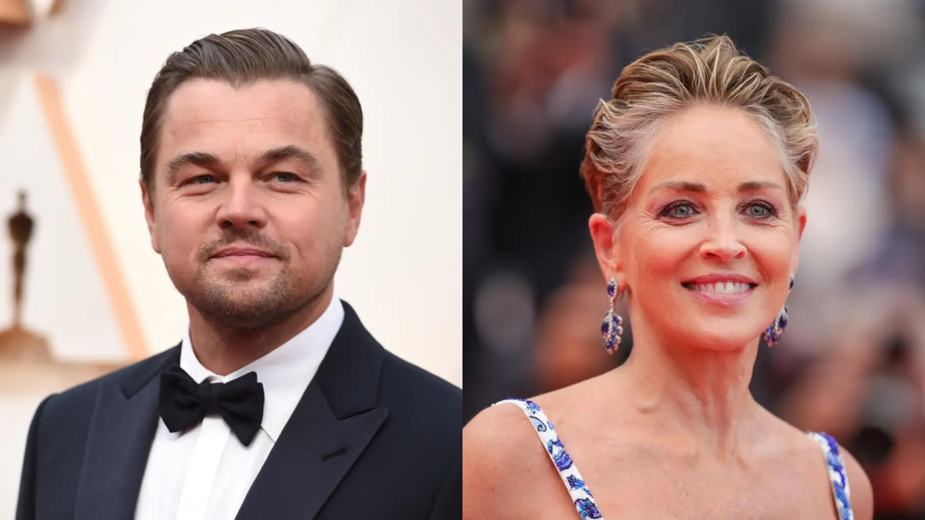 Leonardo DiCaprio y Sharon Stone