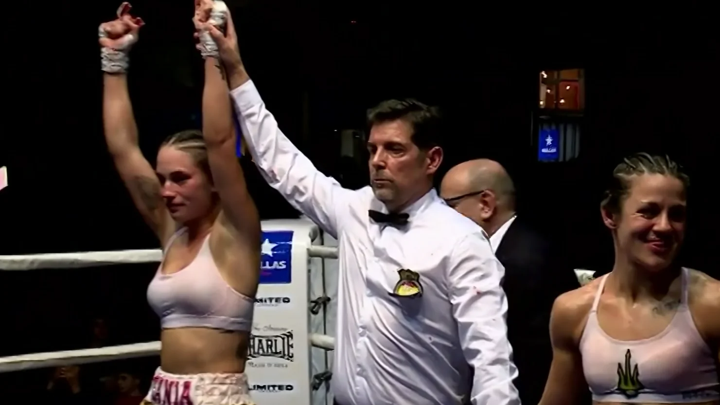 Tania &Aacute;lvarez en el momento en el que se proclama campeona de Espa&ntilde;a