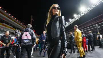 Paris Hilton en el GP de Las Vegas 2023