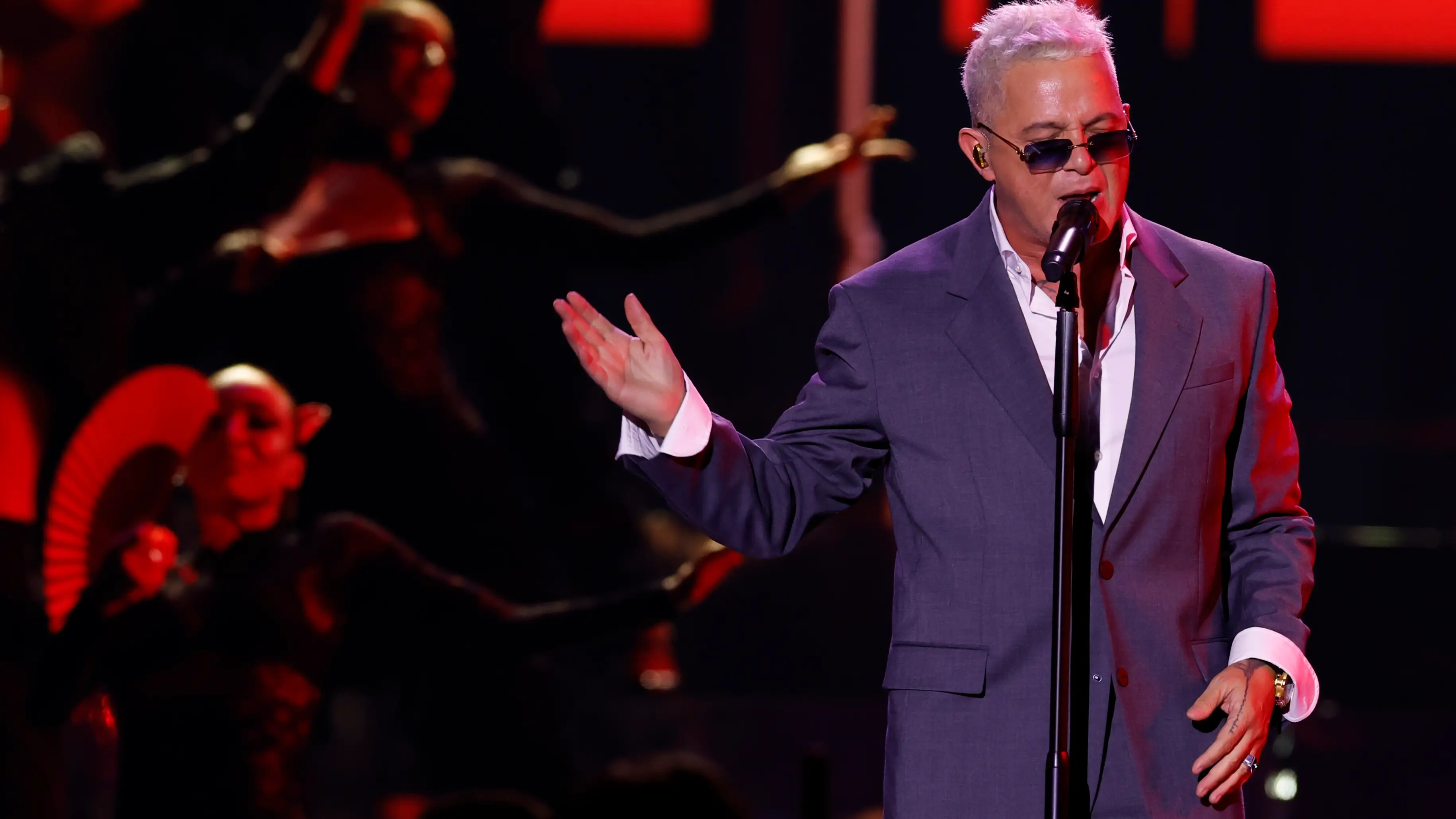 Imagen de Alejandro Sanz en los Latin Grammy