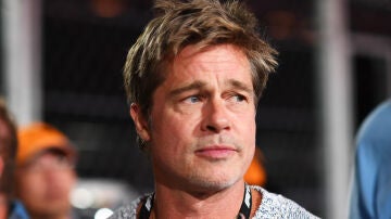 Brad Pitt en el GP de Las Vegas