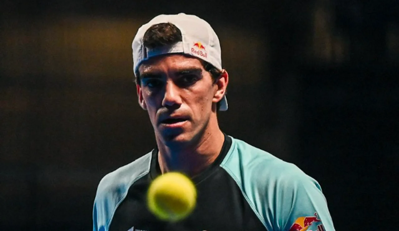 Juan Lebrón disputando un partido en 2023