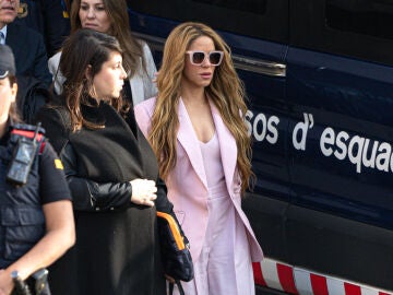 Shakira en los juzgados de Barcelona