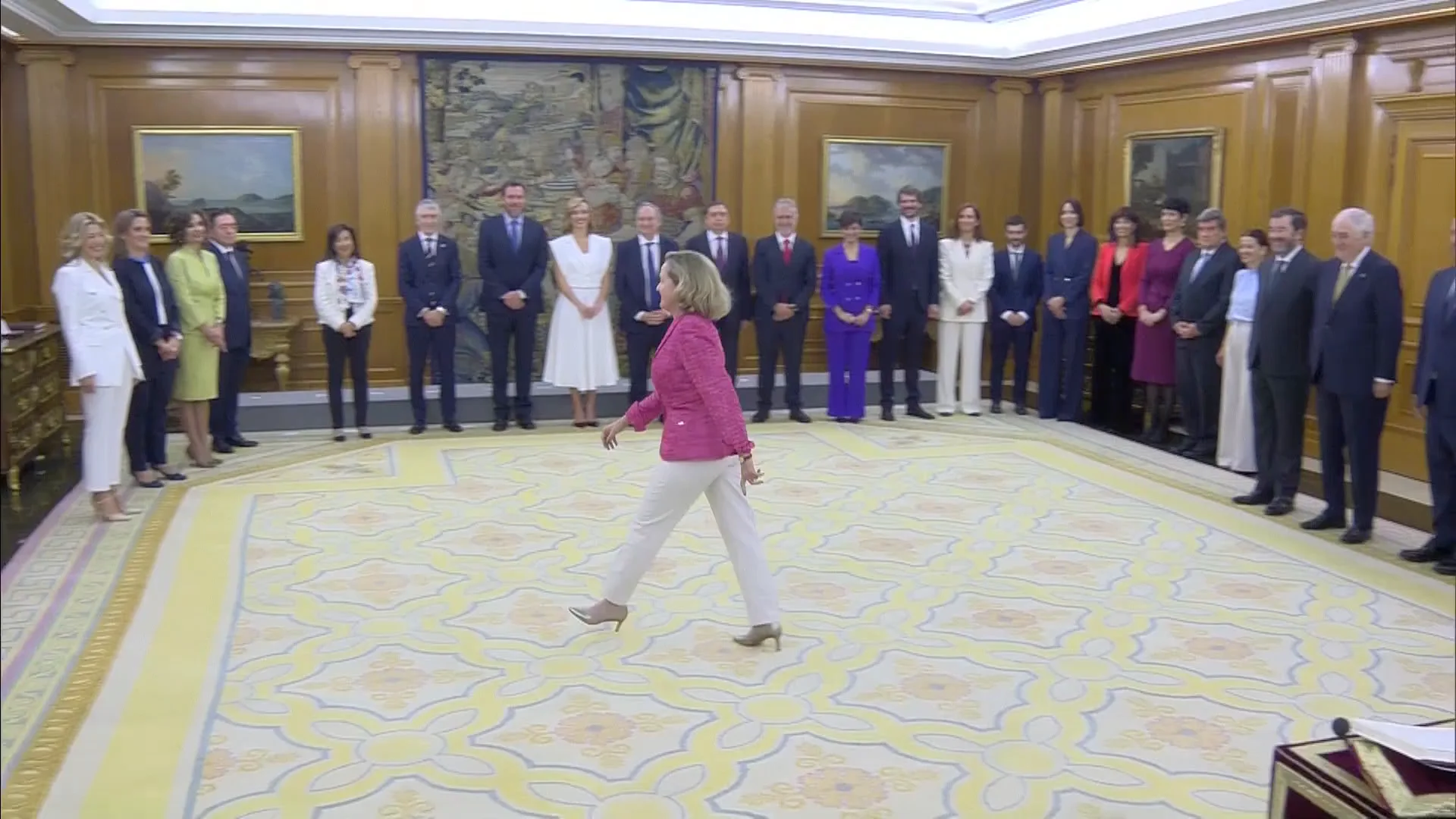 'Baile' de Nadia Calviño Antena 3 Noticias