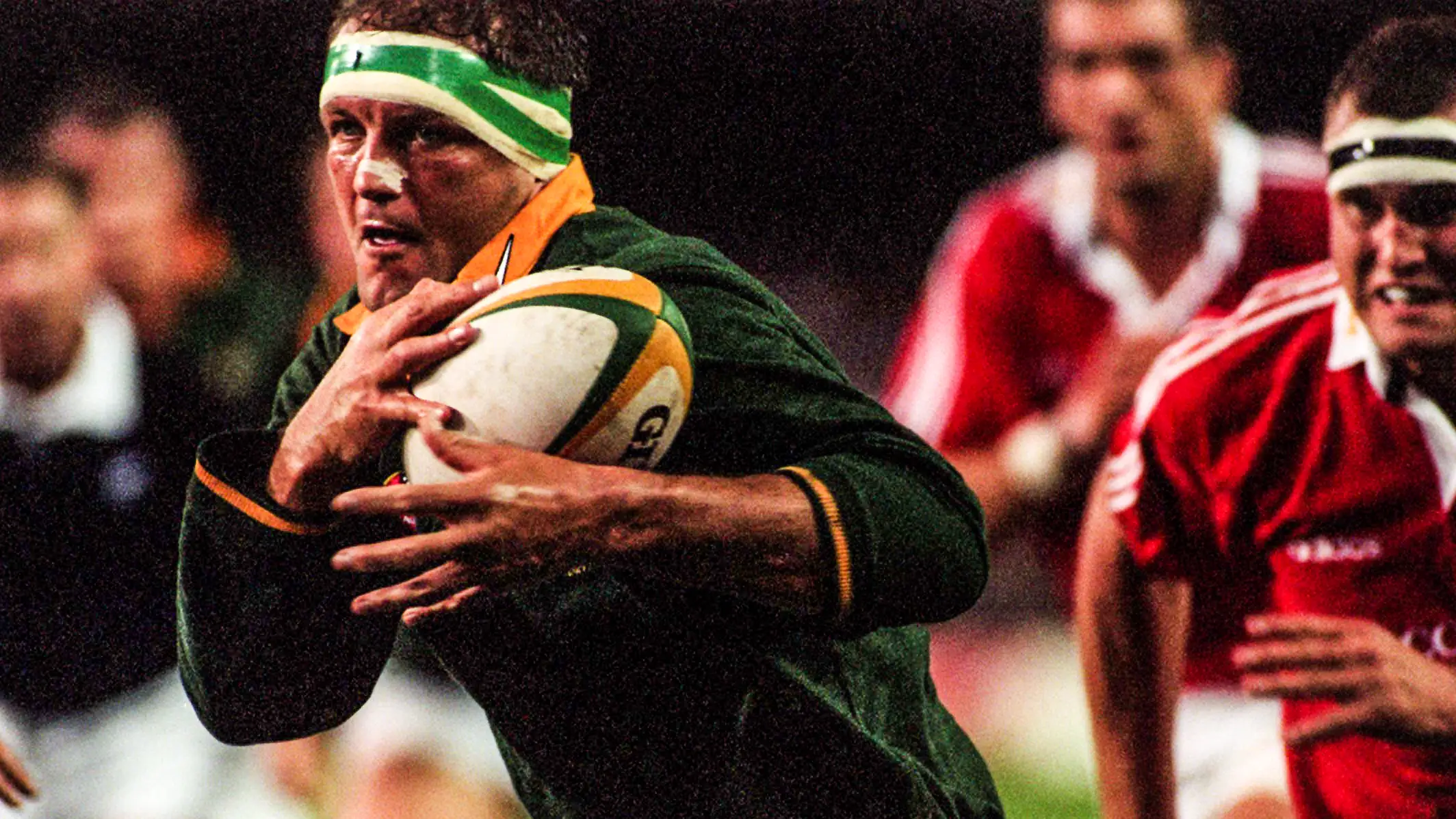 Hannes Strydom, en un partido con los Springboks Hannes Strydom, en un partido con los Springboks