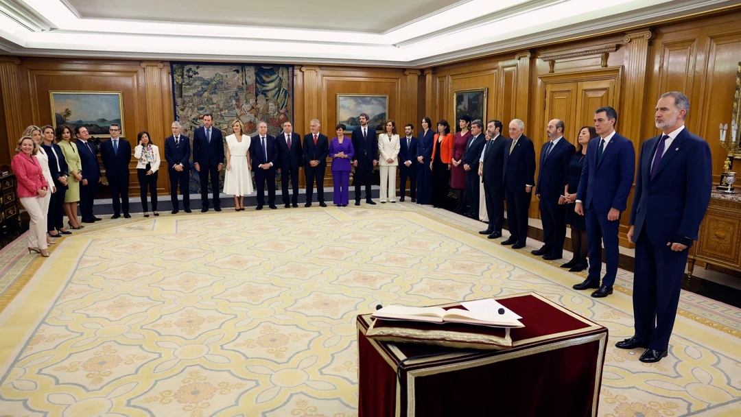 Jura de los 22 ministros ante el rey Felipe VI Jura de los 22 ministros ante el rey Felipe VI