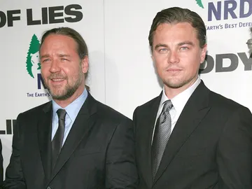 Russell Crowe y Leonardo DiCaprio Russell Crowe y Leonardo DiCaprio