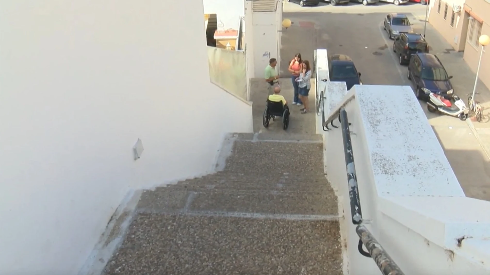 Las escaleras de la calle Malagueña