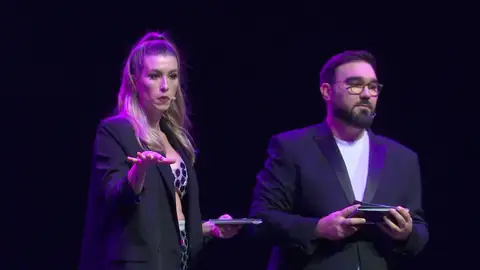 Eva Soriano y Benja Serra. Eva Soriano y Benja Serra.